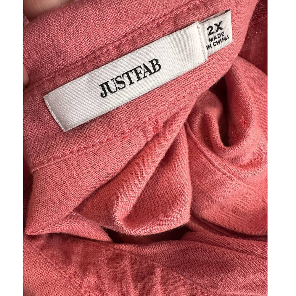 JustFab Pink Button-Up Jacket - Picture 5 of 13